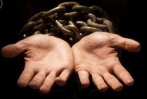 Chained hands