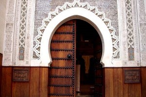mosque door open